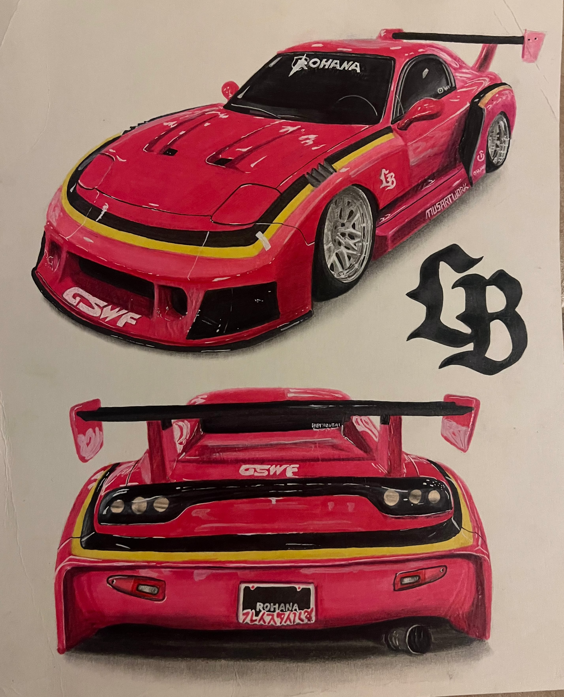 CUSTOM CAR ART!!!